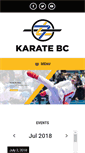 Mobile Screenshot of karatebc.org